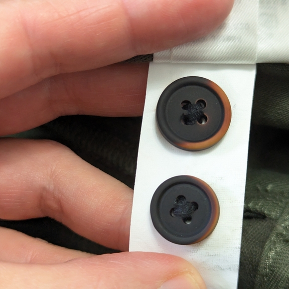 NWT Green Patagonia Organic Cotton Herringbone Utility Pants, Hiking Trousers - Picture 14 of 16